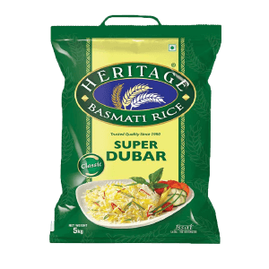 Daawat Heritage Super Dubar Basmati Rice 5 Kg