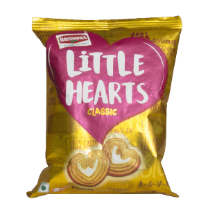 Britannia Little Hearts Cookies 10rs.