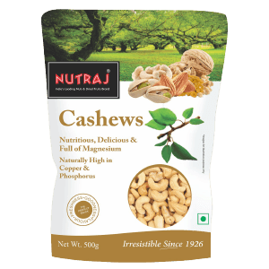 Nutraj Whole Cashew 500 g