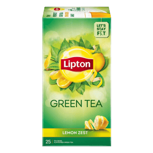 Lipton Lemon Zest Green Tea Bags 25 N