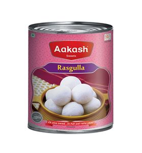 Aakash Rasgulla Tin, 1 kg