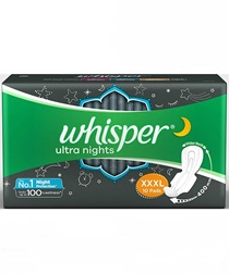 Whisper Ultra Night XXXL Wings Sanitary Pad 10 N