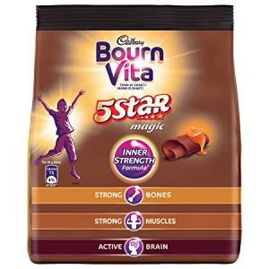Cadbury Bournvita 5 Star Magic Chocolate Health Drink Refill, 500 g