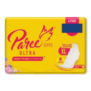 Paree Super Dry Ultra Tri-Fold XL Sanitary Pad 6 N