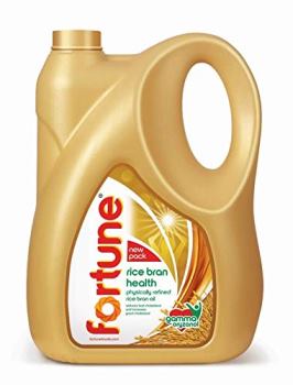 Fortune Rice Bran Oil Jar, 5 L