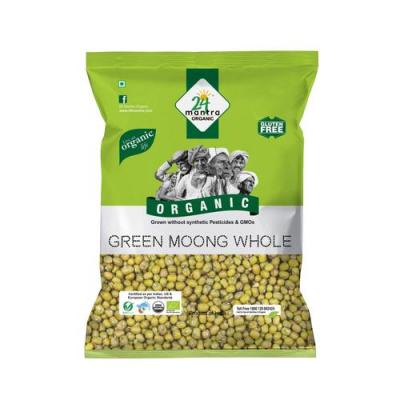 24 Mantra Organic Green Moong Dal 500 g