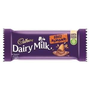 Cadbury Dairy Milk Chocolate Bar Roasted Almond, 36 g