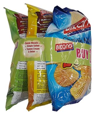 Bikano Chips Combo pack Assorted, 3N