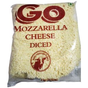 GO Mozzarella Cheese Diced, 2 kg