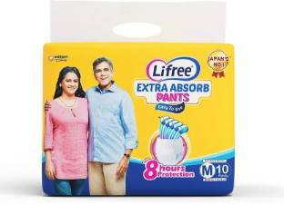 Lifree Extra Absorb Medium Diaper Pants 10 N
