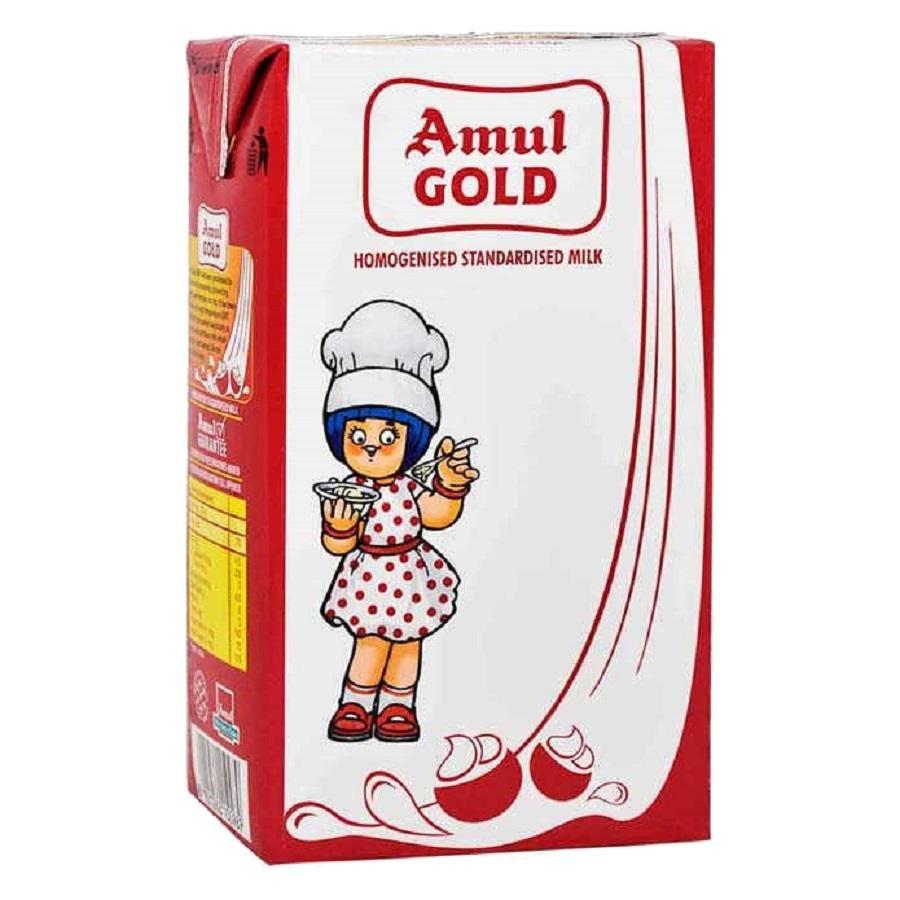 Buy Amul Gold Standardised Milk Tetra Pack, 1 L 1L online at best price of  74 -Digiana fresh