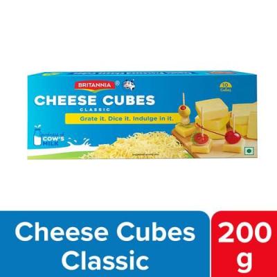 Britannia Processed Cheese Cubes, 200 g