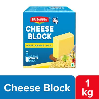 Britannia Processed Cheese Block, 1 kg