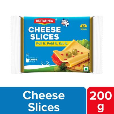 Britannia Processed Cheese Slices, 200 g