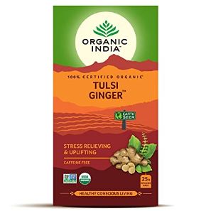 Organic India Tulsi Ginger Tea Bag 25N