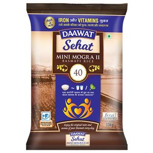 Daawat Sehat 40 Mini Mogra - II Broken Basmati Rice 10 kg