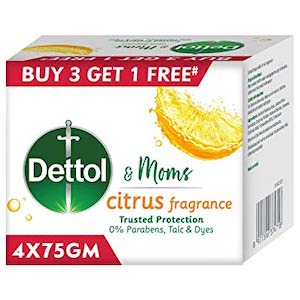 Dettol Citrus Soap(3+1) N (75 g Each)