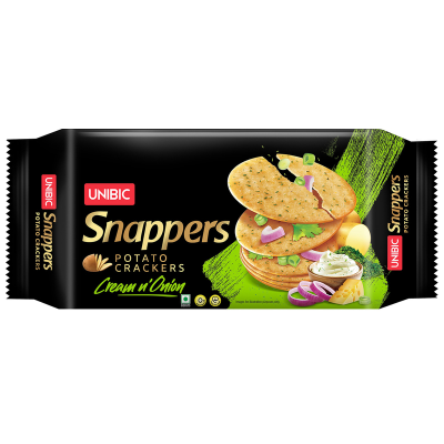 Unibic Snappers Cream N Onion Potato Crackers 300 g