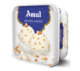 Amul Roasted Almond Ice Cream 1 L