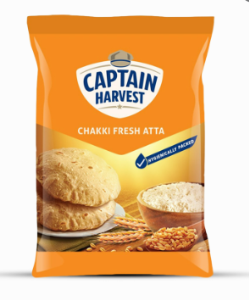 Captain Harvest Deluxe Chakki Fresh Wheat Atta 10 Kg
