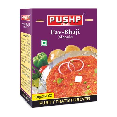 Pushp Brand Pav Bhaji Masala Box (100gm Pack) (Pack of 1)