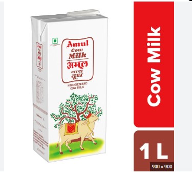 Amul Cow Milk 1 L