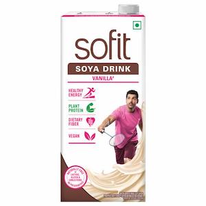 Sofit Soya Milk Vanilla, Tetra Pack, 1 L