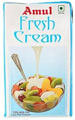 Amul Fresh Cream Tetra Pack, 1 L