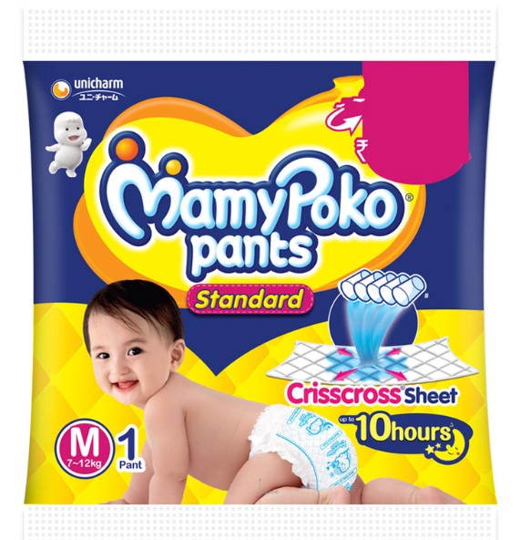 Buy Mamy Poko Pants Standard Medium 10 N 10 Nos online at best price of ...