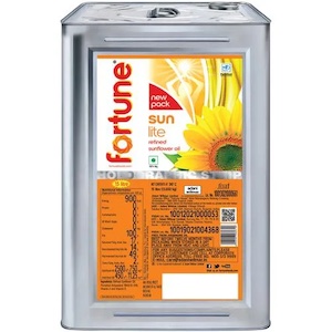Fortune Sunflower Oil, 15 L Tin