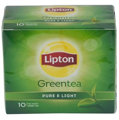 Lipton Pure & Light Green Tea Bags, 10 Pieces