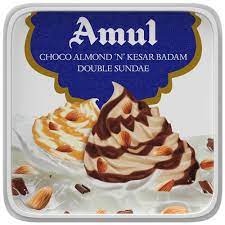 Amul Choco Almond 'N' Kesar Badam Double Sundae