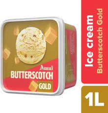 Amul Butterscotch Gold Tub 1 L