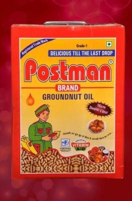 Postman Brand Groundnut Oil 15 l Tin