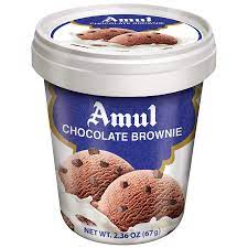 AMUL ICECREAM CHOCOLATE BROWNIE 125 ml