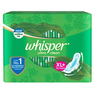 Whisper Ultra Clean XL Plus Wings Sanitary Pad 50 N