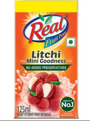 Real Fruit Power Litchi Drink 125 ml