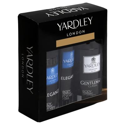 Yardley Body Spray For Men 2 N (150 ml Each)