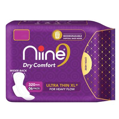 Niine Dry Comfort Ultra Thin XL+ Sanitary Pads 6 N