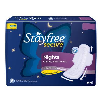 Stayfree Secure Nights Sanitary Pads 6 N