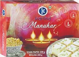 Kanha Manuhar Son Papdi And Bhujia Gift Pack 200 g + 200 g