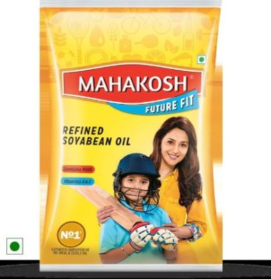 Mahakosh Soya Oil Pouch 895 g